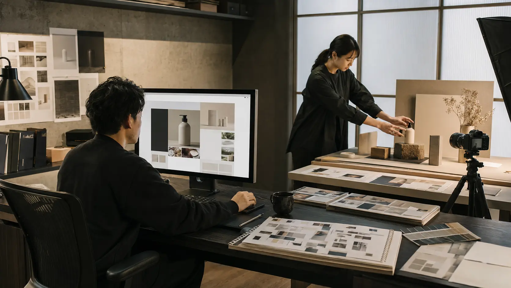 ECページのデザインと商品撮影を同時に進める制作チーム