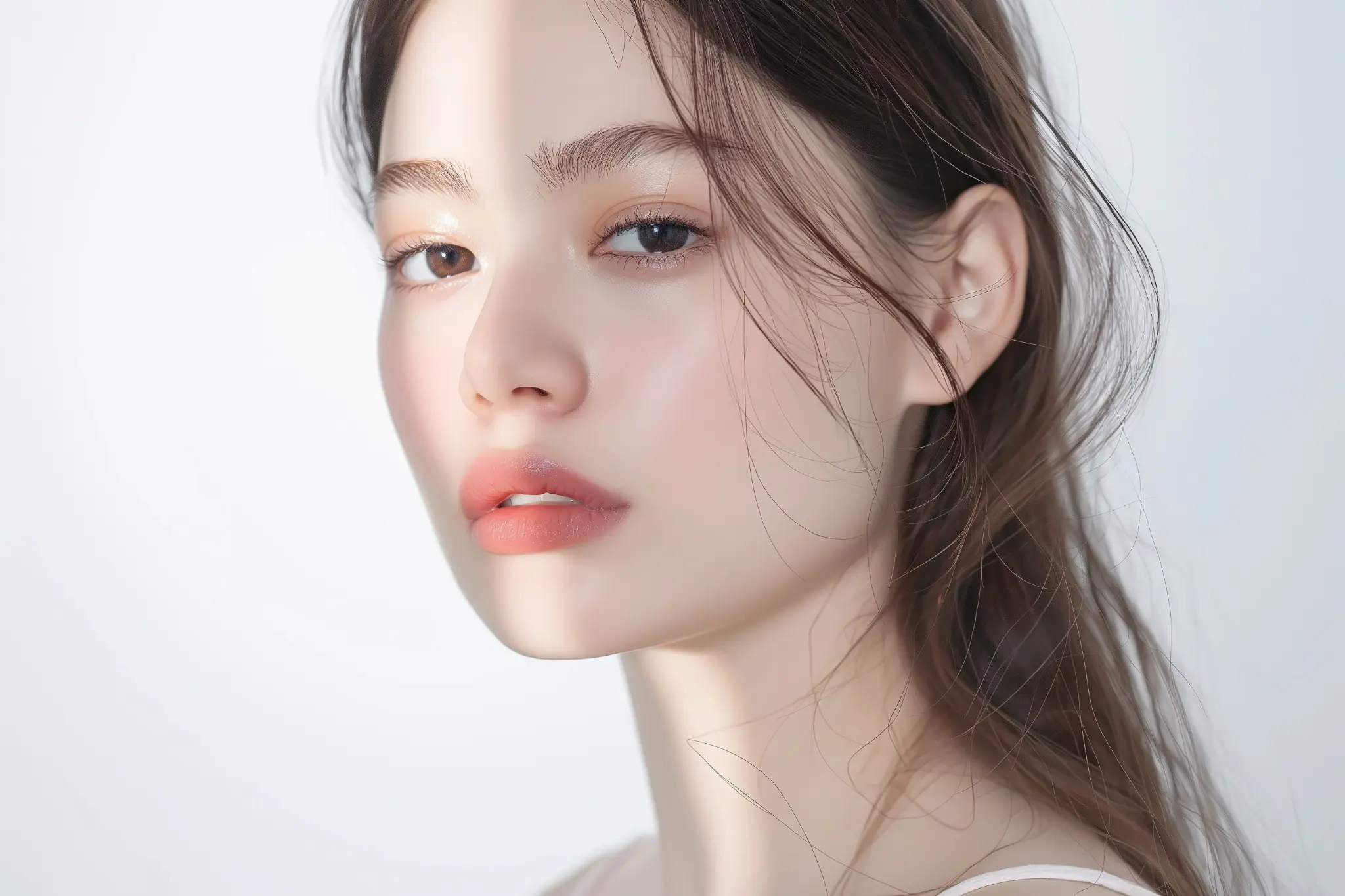 自然光の中でセルフケアを楽しむRENAGE世代の女性